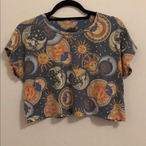 Sun & Moon Celestial Crop Top